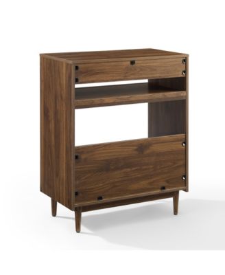 Furniture Liam 28" Medium-Density Fiberboard (MDF) Record Player Stand