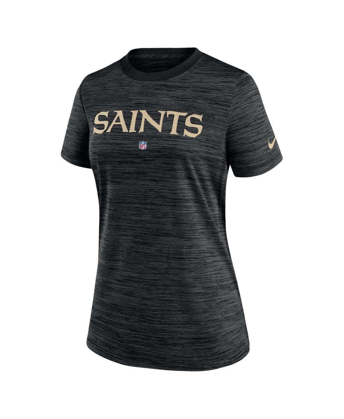 Women's NikeNew Orleans Saints Sideline Velocity Performance T-shirt - Black