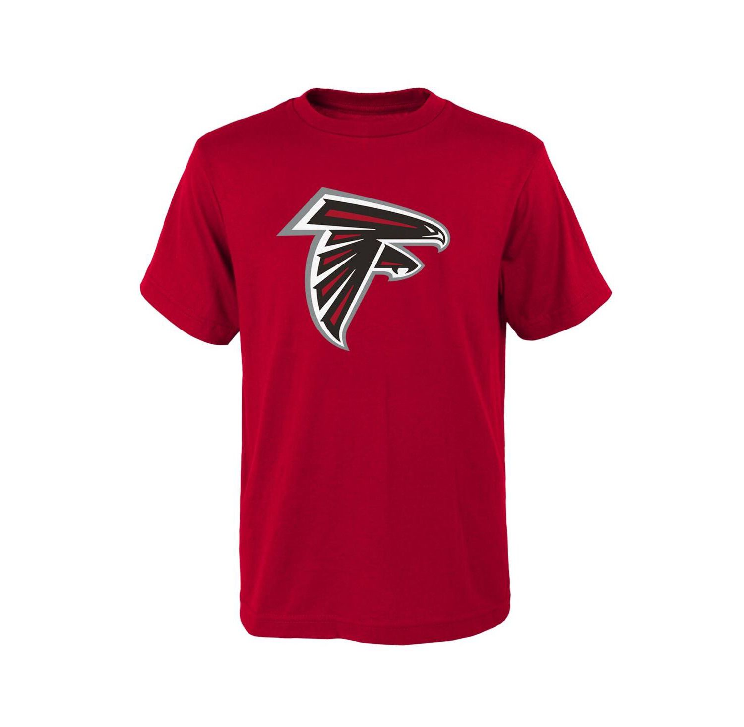 Big Boys Red Atlanta Falcons Primary Logo T-shirt