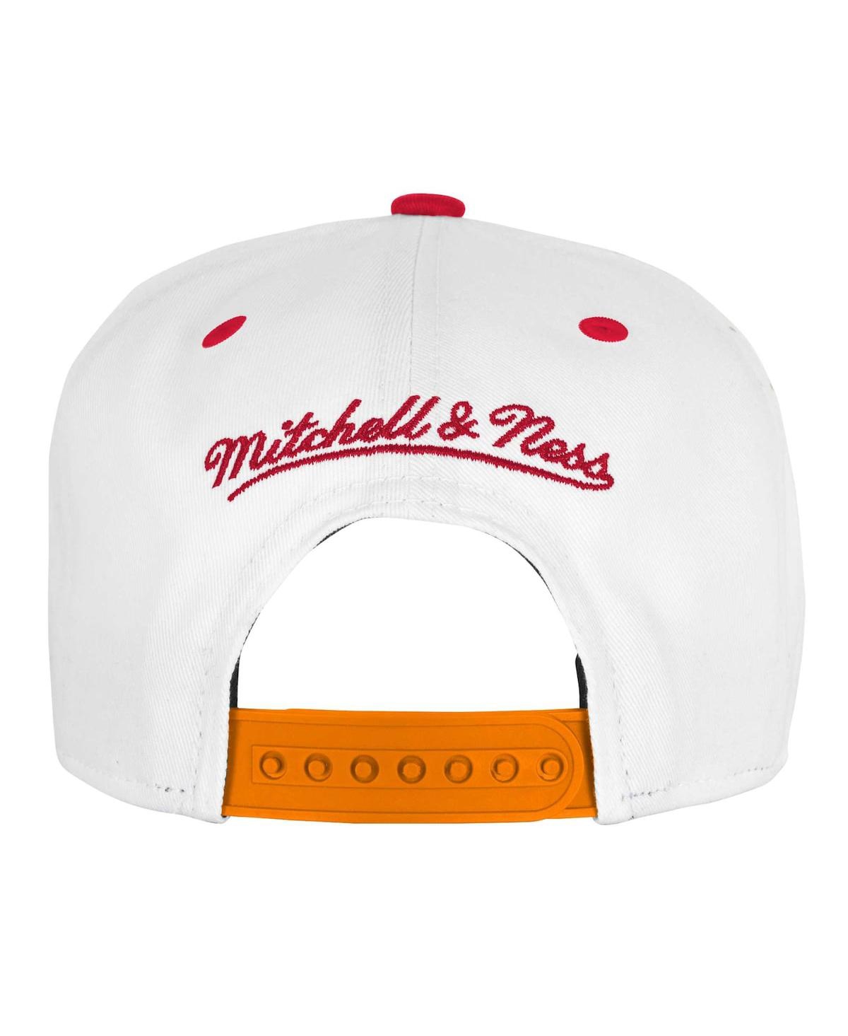 Shop Mitchell & Ness Youth Boys And Girls  Red Distressed Tampa Bay Buccaneers Retrodome Precurved Adjusta