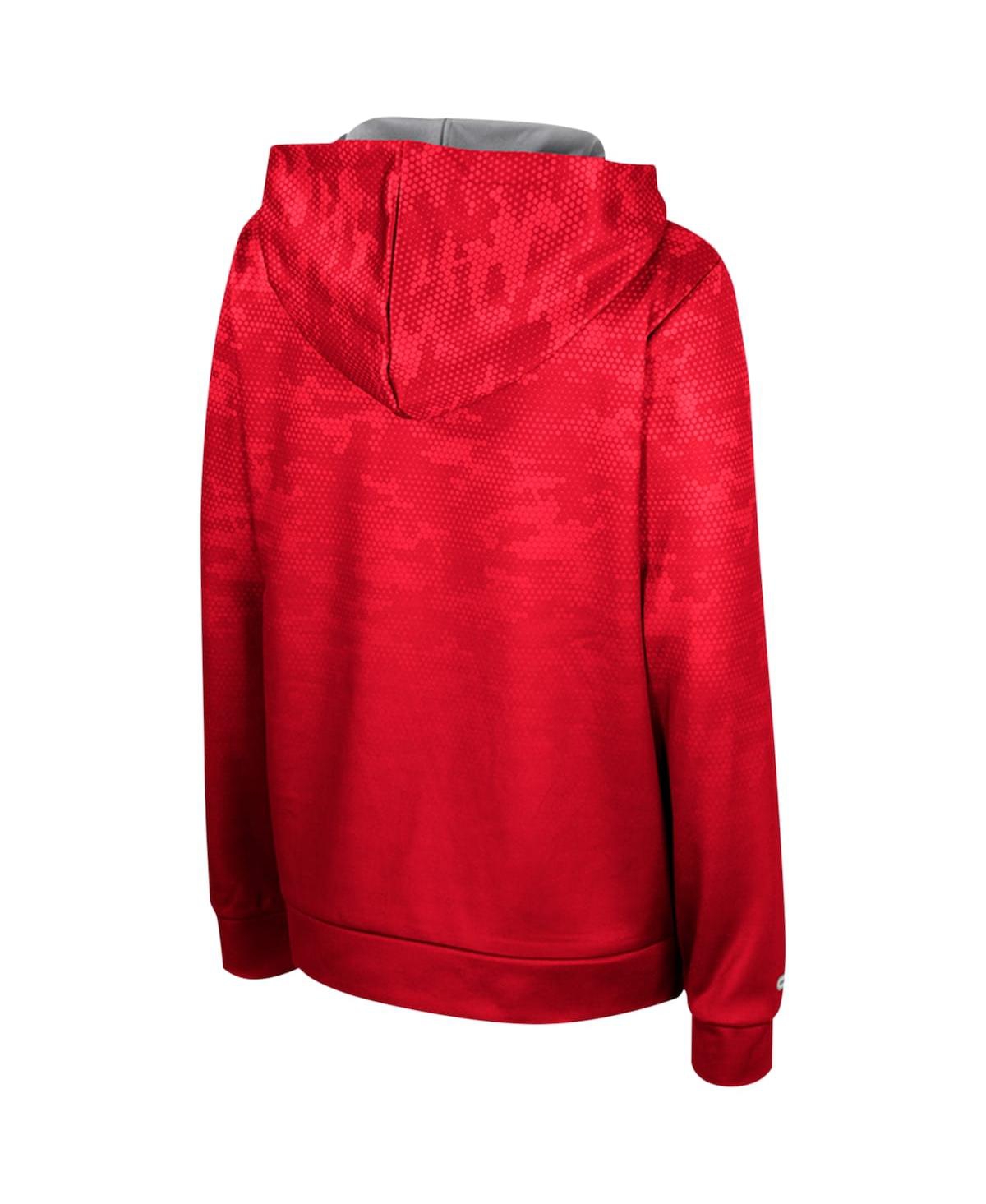 Big Boys ColosseumOhio State Buckeyes High Voltage Pullover Hoodie - Scarlet