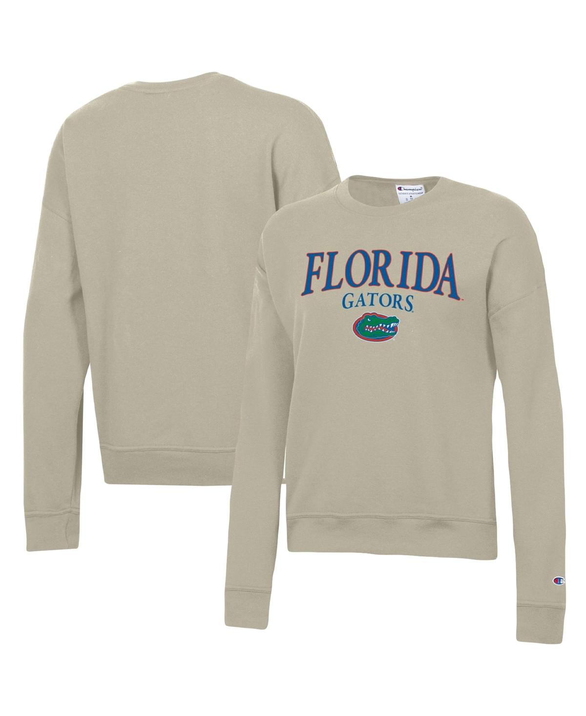 Champion Women's  Tan Florida Gators Powerblend Pullover Sweatshirt