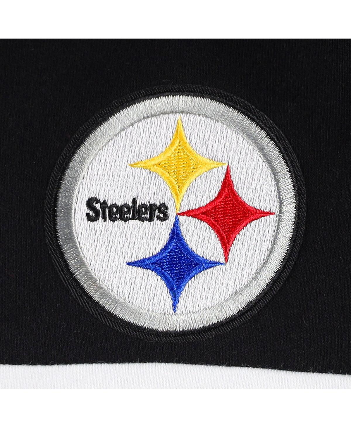 Women's AntiguaPittsburgh Steelers Wicket Pullover Hoodie - Black