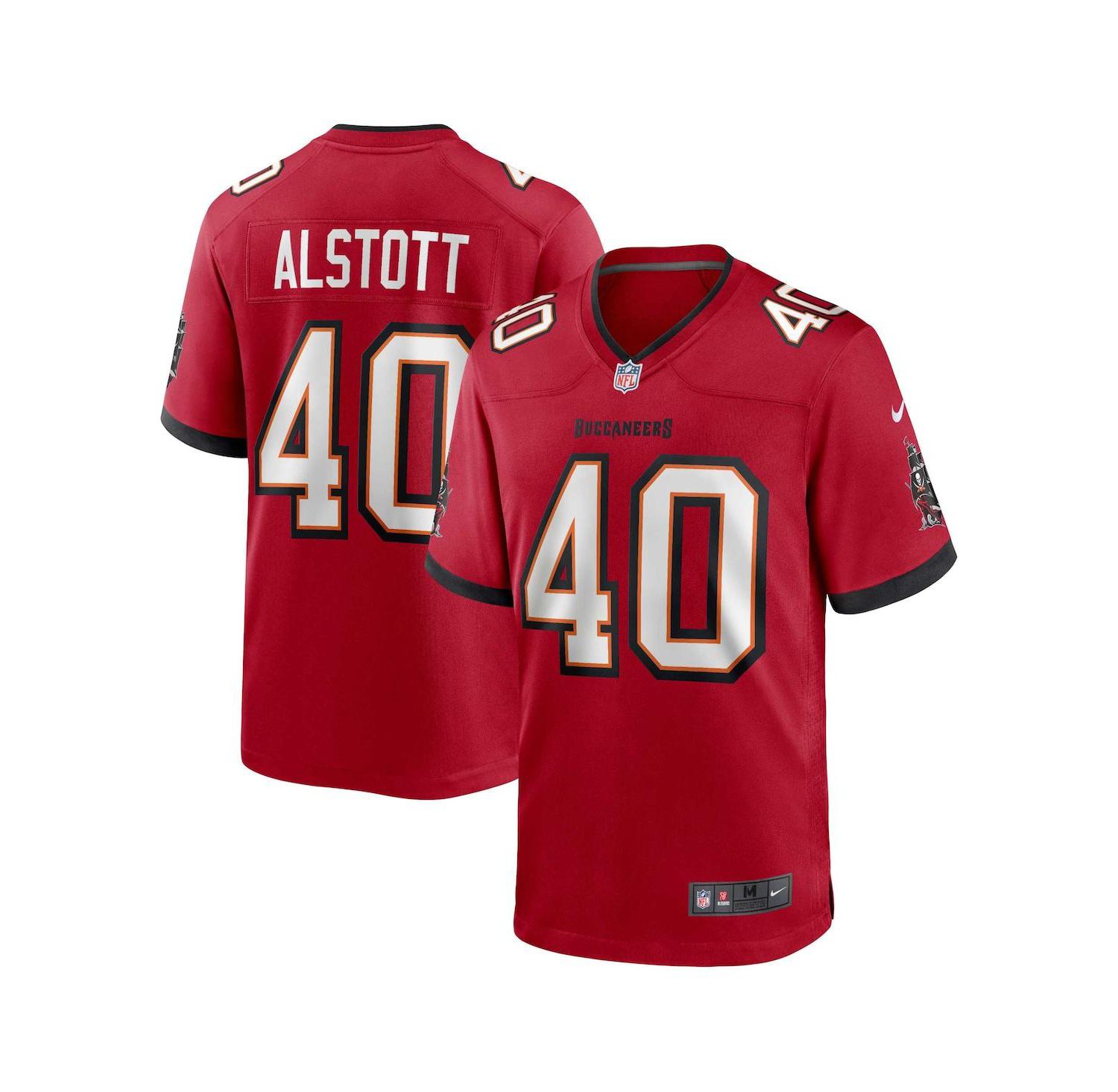 Men's Mike Alstott Red Tampa Bay Buccaneers Retired Player Game Jersey