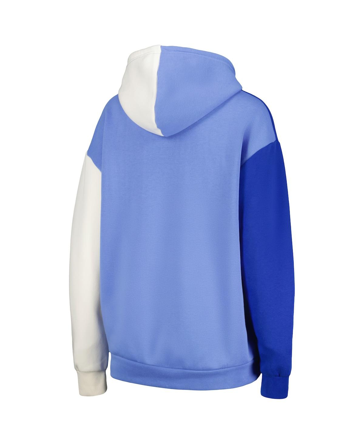 Shop Gameday Couture Women's  Royal Kansas Jayhawks Hall Of Fame Colorblock Pullover Hoodie