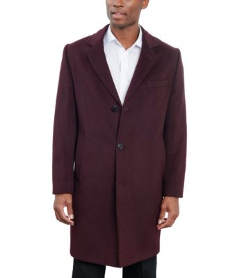 Men Signature Wool-Blend Overcoat 