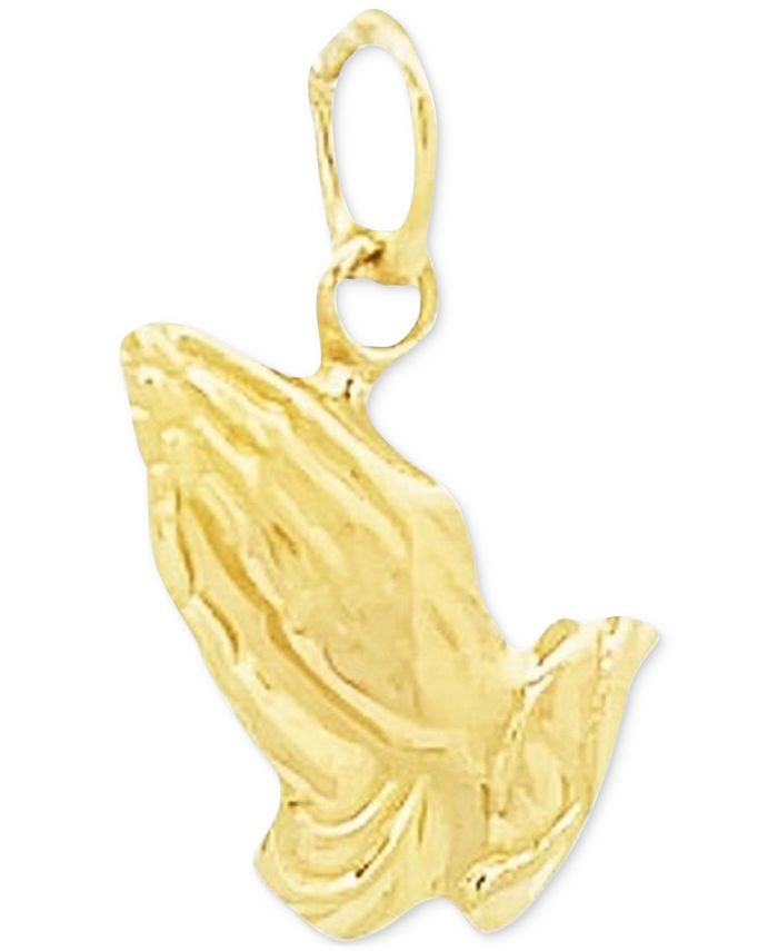 Quilted Clutch 14K Gold Charm
