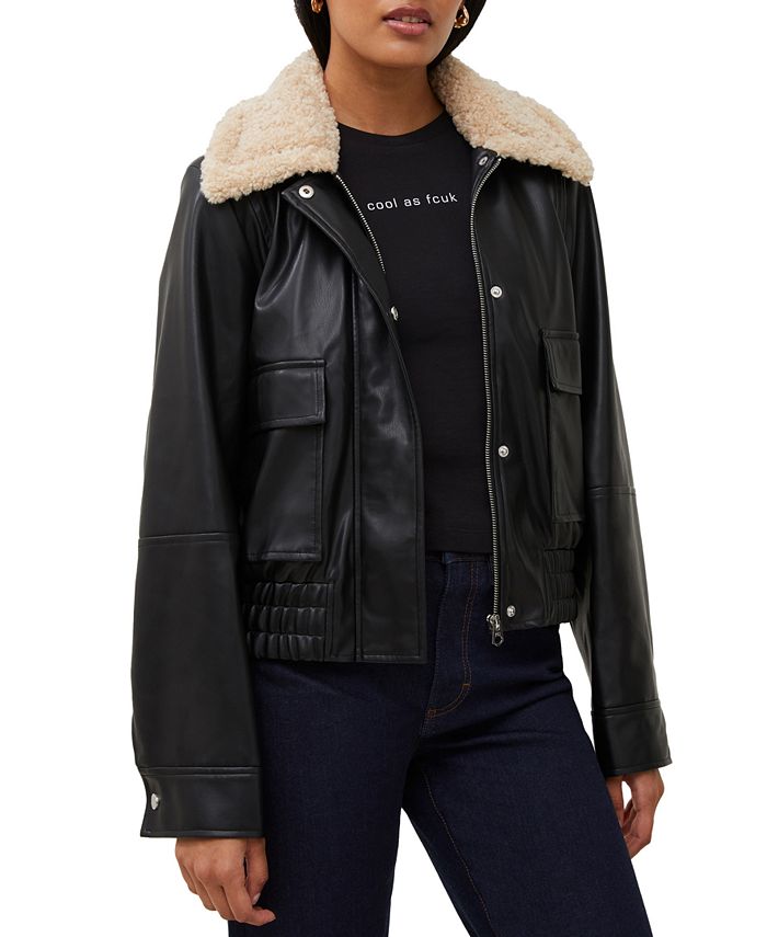 French connection bell sleeve coat on sale