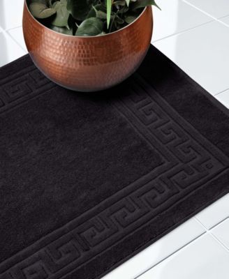 Cotton Greek Key Infinity Border 2-Pc. Bath Rug Set