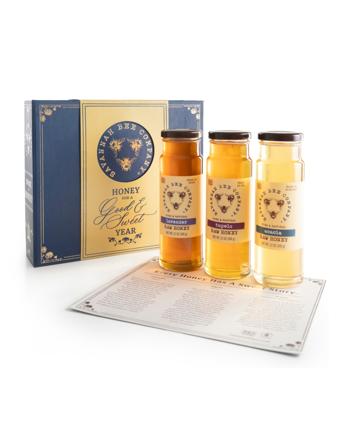 Savannah Bee Company Book Of Honey For A Sweet Good Year, 3 Pieces In No Color