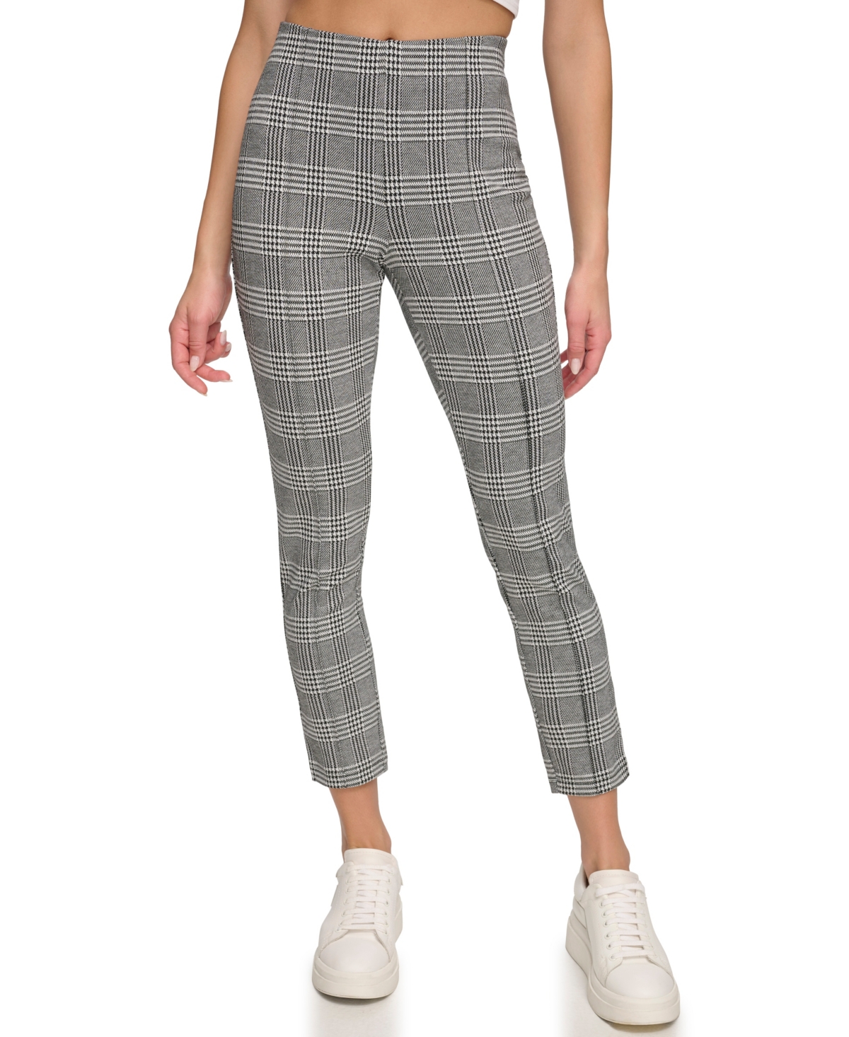 Marc New York Andrew Marc Sport High Rise 7/8 Leggings with Mixed Rib Pants