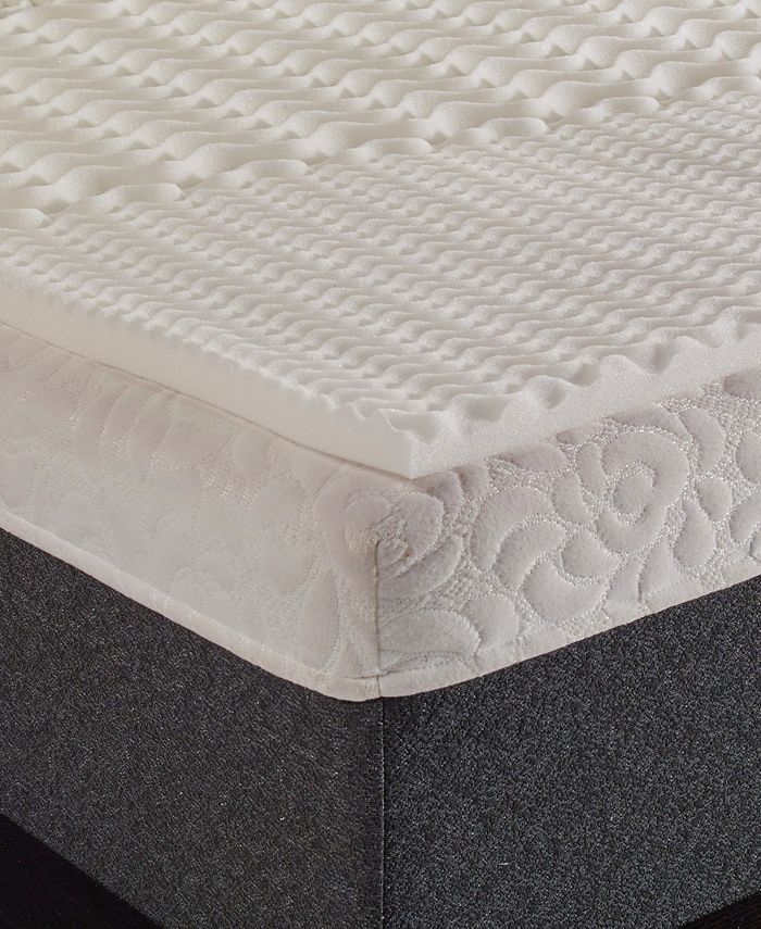 Peaceful Dreams 5 Zone 1.5" Conventional Foam Mattress Topper, Twin