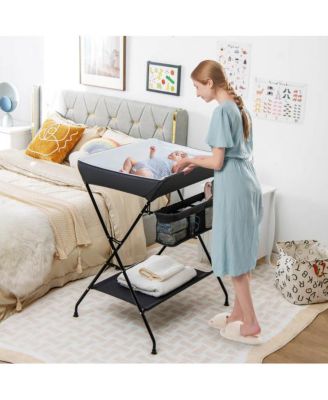Baby Storage Folding Diaper Changing Table