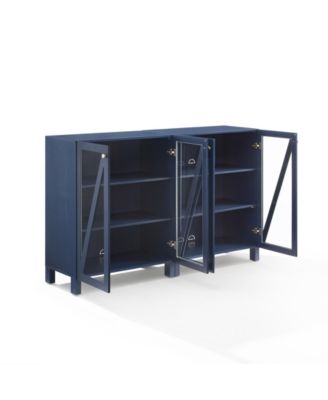 Furniture Cassai 2 Piece Medium-Density Fiberboard (MDF) Media Sideboard Cabinet Set