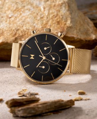 Men's Legacy Quartz Mesh Gold-tone Watch 42mm