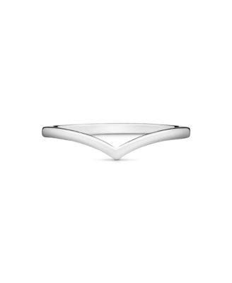 Sterling Timeless Polished Wishbone Ring
