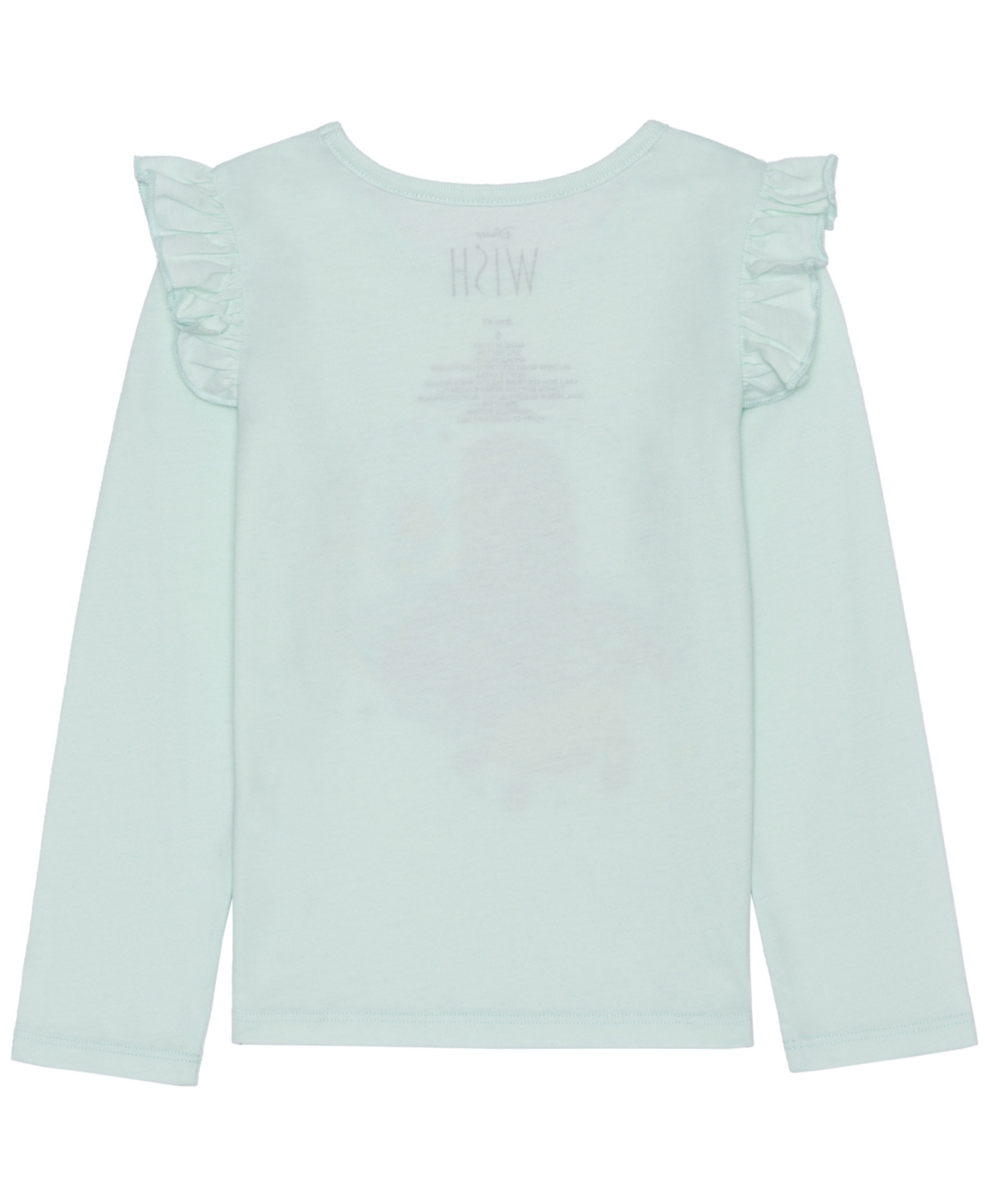 Shop Disney Little Girls Wish Better Together Long Sleeve Top In Green