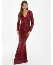 Red prom cheap dress macys