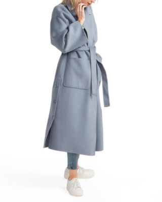 Women's Wide Awake Split Hem Overcoat