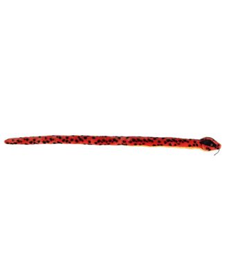 X-Large Red Viper Snake Playful Plush Toy 50"