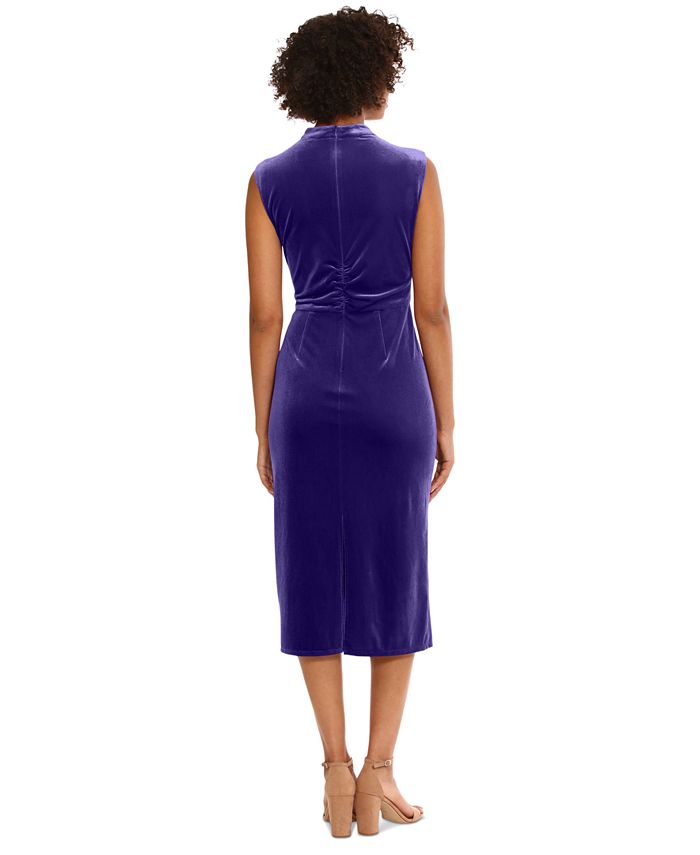 Donna Morgan Velvet Dresses Wrap Dress Amazon Donna Morgan Velvet Dress  Katelyn Velvet Maxi