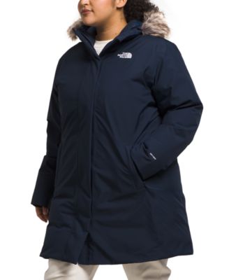 Plus Size Arctic Hooded Coat
