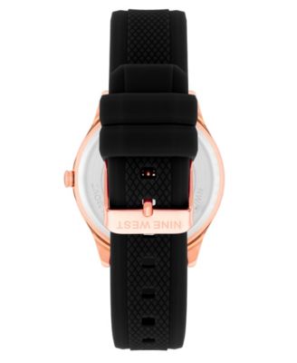 Nine West Women’s Silicone Strap Watch Nine West Women main image 3