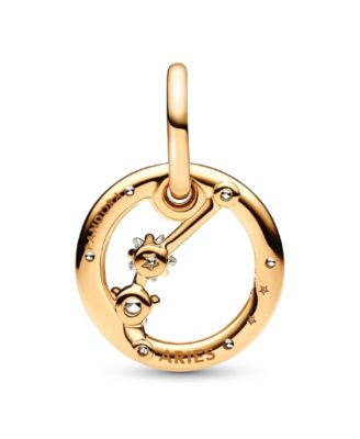 14k Gold-Plated Zodiac Dangle Charm