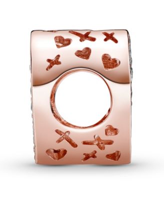 Cubic Zirconia Sparkling Freehand Heart Charm