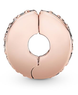 Cubic Zirconia Pave Fixed Clip Charm