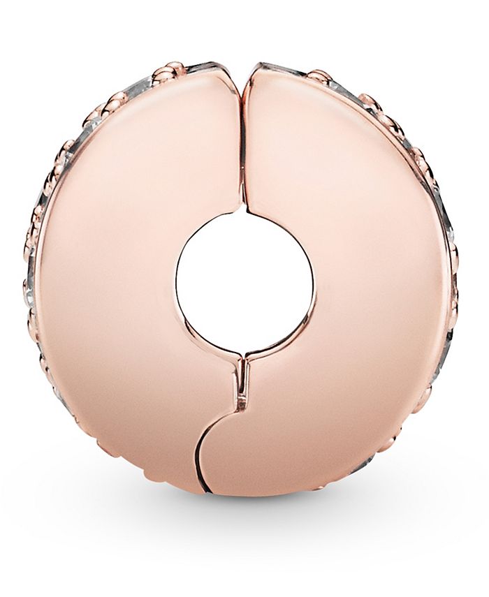 Pandora clear pave clip charm Clearance