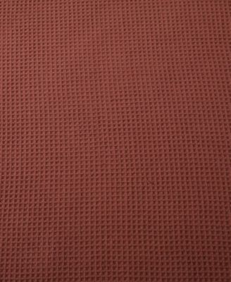 Solid Waffle Cotton Reversible Blanket, Full/Queen