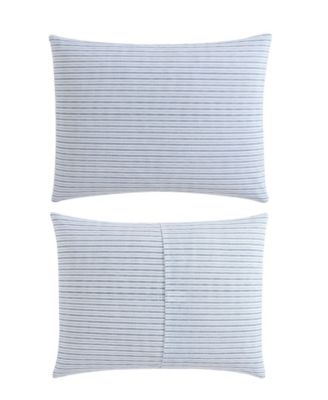 Ticking Stripe Cotton Percale 3 Piece Duvet Cover Set, King