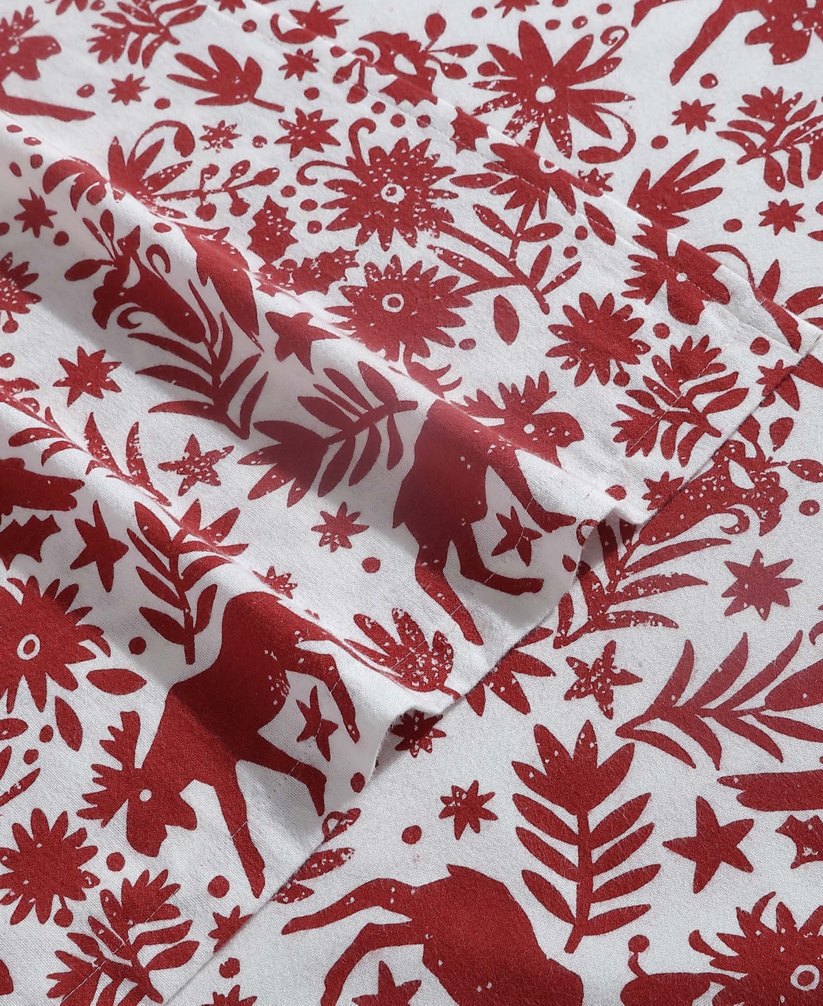Eddie Bauer Printed Cotton Flannel -Pc. Sheet Set