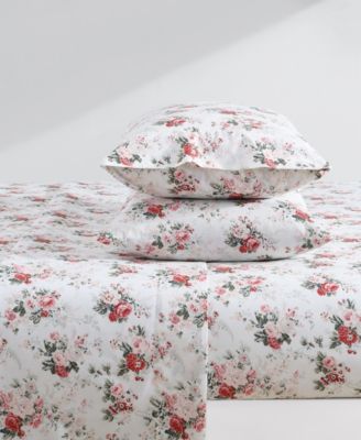 Cotton Percale 3-Pc. Sheet Set, Twin