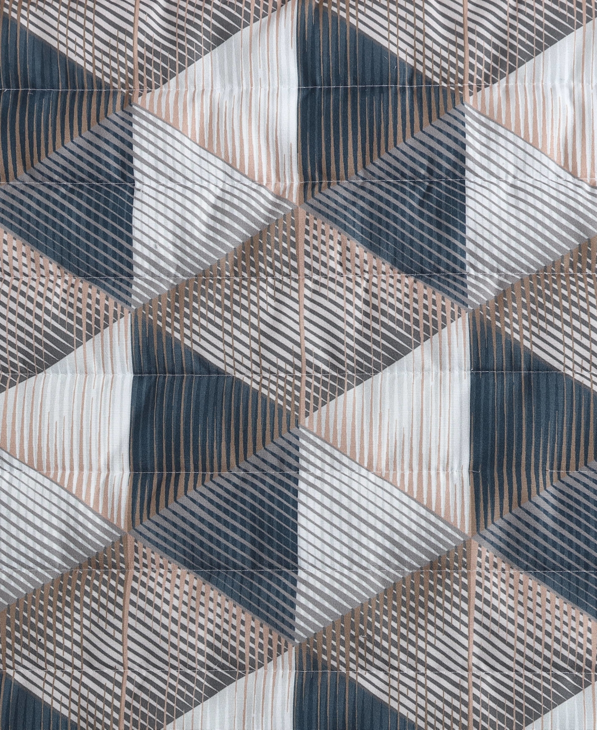 Closeout! Kenneth Cole New York Gridwork Reversible 3 Piece Quilt Set,