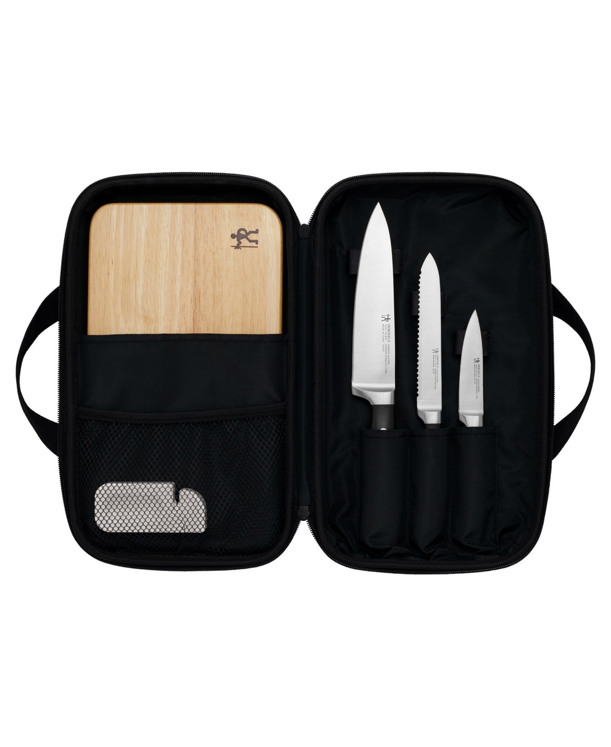 J.a. Henckels Forged Accent 6-piece Travel Knife Set In Black