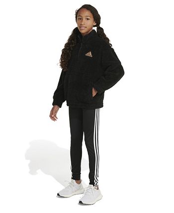 Adidas mock neck moto clearance sweatshirt