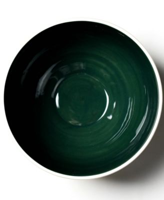 Christmas in the Village Scene 9" Footed Bowl