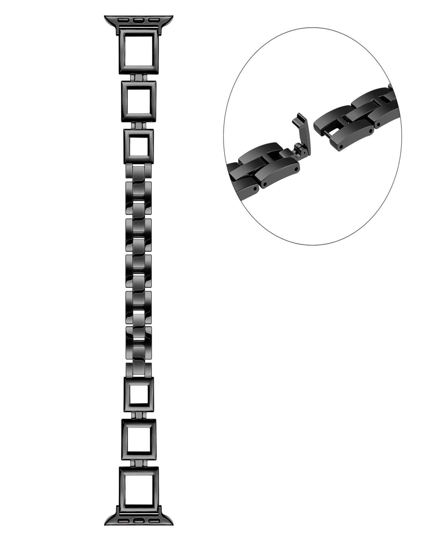 Ремешок для часов Posh Tech Journey Stainless Steel Band for Apple Watch 44,45,46,49mm, цвет: Чёрный — фото 4