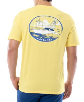 Guy Harvey - Men's Offshore Fishing Boat Logo Graphic T-Shirt