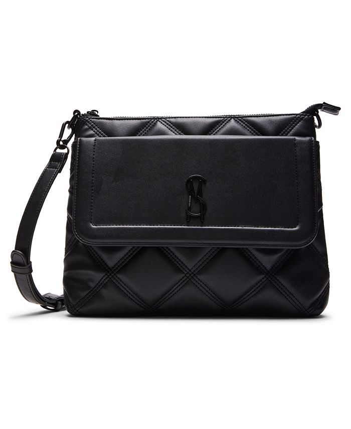 Steve Madden Start Quilted North South Crossbody - Macy's