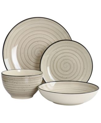 Gia 24 Pc. Dinnerware Set, Service for 6