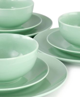 Luna 18 Pc. Dinnerware Set, Service for 6