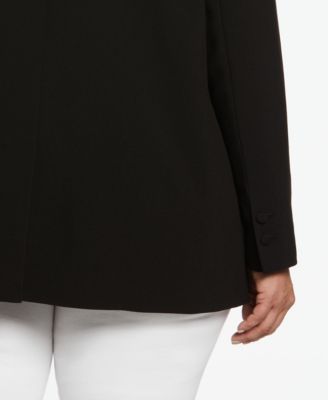 Blazer Femme Rafaella Doublé - Taille 8, Noir Et Blanc - Neuf Sans étiquettes, Coupe Régulière