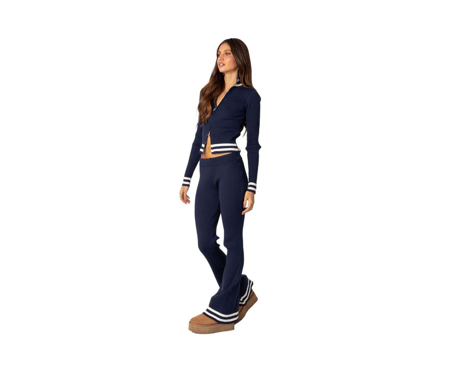 Women's Pluto ribbed cardigan