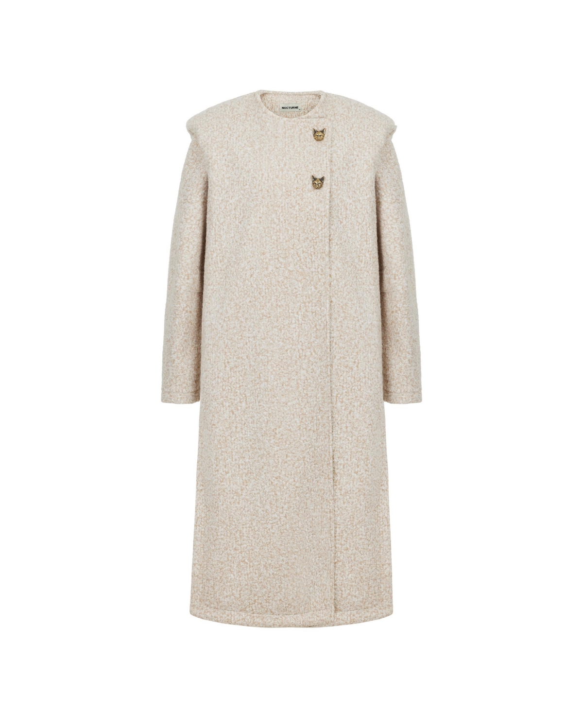 Women's Oversized Coat - Beige