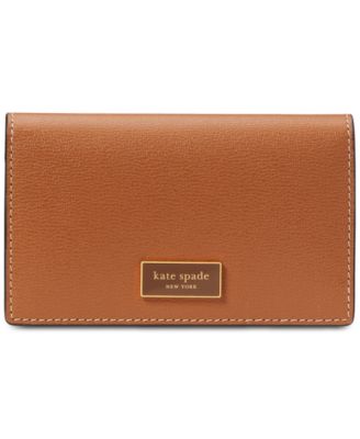 kate spade new york - Katy Textured Leather Small Bifold Snap Wallet