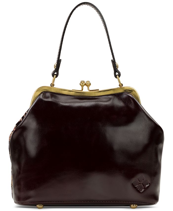 Patricia nash laureana 2025 leather frame satchel