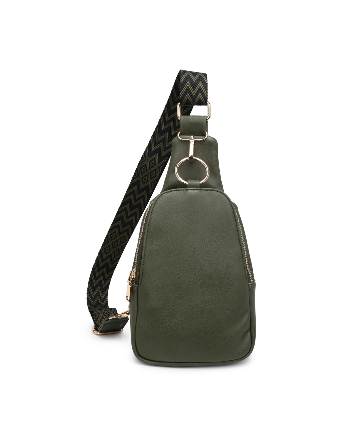 Moda Luxe Regina Sling Backpack In Olive